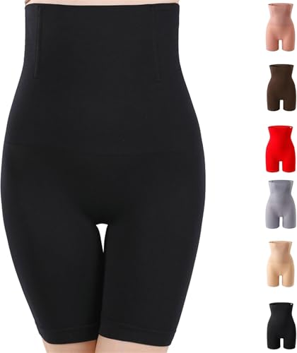 Silyka - Pantalones de cintura alta para el abdomen, Silyka pantalones de levantamiento de abdomen y cadera, faja moldeadora de cintura alta para mujer, talla grande, Negro, 7XL Silyka - Pantalones de cintura alta para el abdomen, Silyka pantalones de levantamiento de abdomen y cadera, faja moldeadora de cintura alta para mujer, talla grande, Negro, 7XL