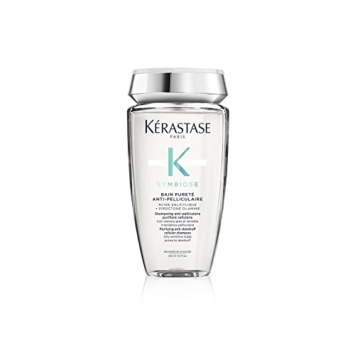 Kérastase Symbiose, Beruhigendes Anti-Schuppen Shampoo, Für fettige und empfindliche Kopfhaut, Ohne Sulfate und Silikone, Bain Pureté Anti Pelliculare, 250 ml Kérastase Symbiose, Beruhigendes Anti-Schuppen Shampoo, Für fettige und empfindliche Kopfhaut, Ohne Sulfate und Silikone, Bain Pureté Anti Pelliculare, 250 ml
