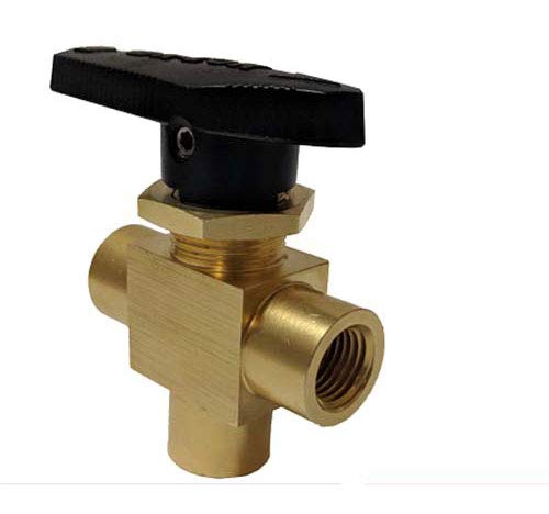 Bailey Ball Valve 1/4" NPTF Port Spanel Mount 2500 PSI, Temperature Range from 50°F to 150°F, 450263