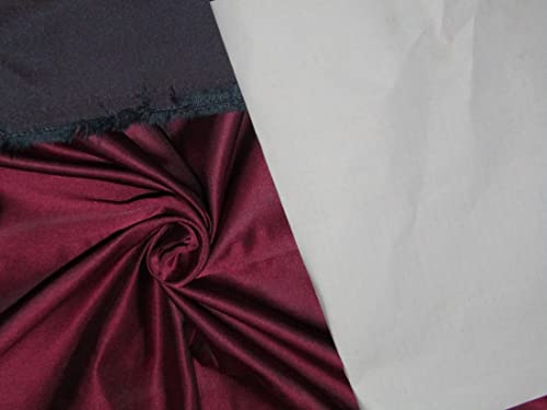 Silk Duchesse Satin Fandango Rose violet tissu soie au mètre large 152 cm