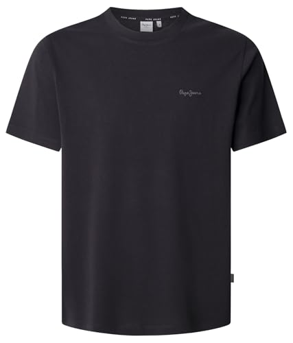 Pepe Jeans Herren Connor T-Shirt, Black (Black), L