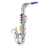 Juguete de saxofón para niños. El instrumento de simulación puede aumentar el interés de los niños adecuado para el cultivo de interés.