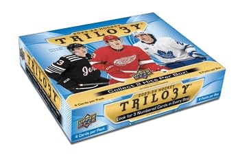 Upper Deck 2023-24 Trilogy Hockey Hobby Box (6 Packs, Age 162+)