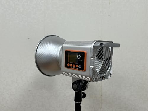 Lampe vidéo LED pour studio photo et tournage vidéo YouTube argentée