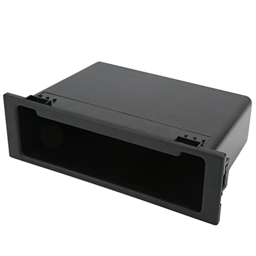 Scatola Portaoggetti Per Cruscotto Auto 1 DIN, In ABS Nero, Per Installare Lettori Audio, Adatta A Quasi Tutti I Veicoli