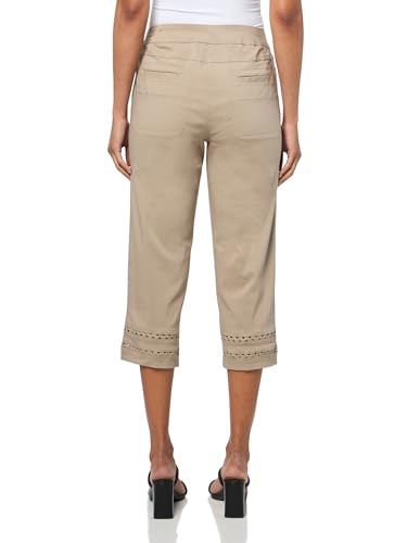SLIM-SATION Women's Pull On Crop Pant with Real Pockets and RIC Rac Hem2