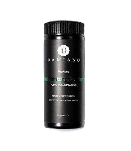 Damiano's Premium Volumizing Texture Powder - 10g/0.35 oz - Weightless Powder for Texture and Perfect Matte Effect. Ideal for Texture, Volume and Modern Hair Styles