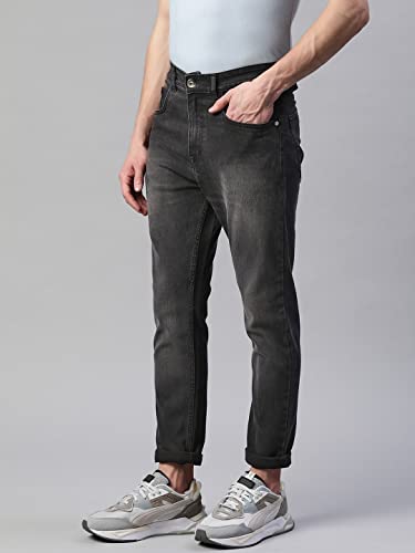 Image of Hubberholme Men's Stretchable Slim Fit Jeans - Casual Cotton Jeans for Men