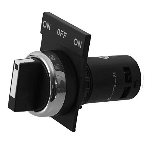Einbau Drehschalter 22mm in 2 Ausführungen auswählbar On/Off und On/Off/On auch die passende Leergehäuse wählbar (ON/OFF/ON)