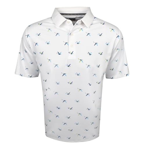 Callaway Men's All Over Brdie Print Polo