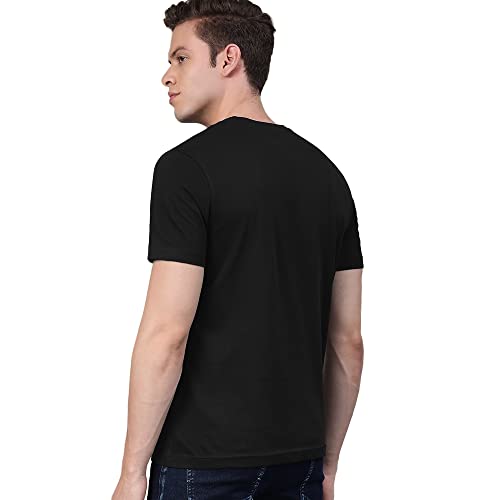 Image of Free Authority Mickey & Friends Printed Regular Fit Green Cotton Men's T-Shirt