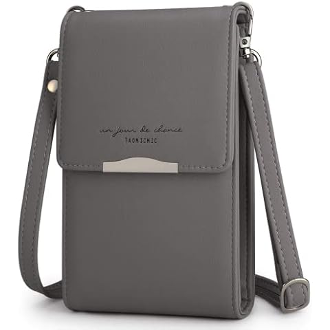 Newshows Women Mobile Phone Purse 3.6 to 6.6 inch Leather Cellphone Crossbody Shoulder Bag Small Clutch Coin Mini Pouch Credit Card Holder Proket with Adjustable Strap Hold Smartphone Wallet Cover