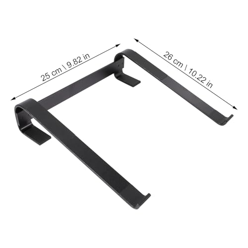 Base para portátil de aleación de aluminio Homoyoyo negra miniatura 2