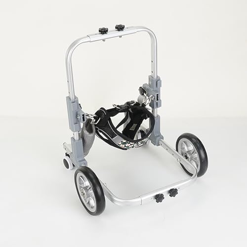 Fauteuil roulant réglable pour pattes avant – Chariot léger d'aide à la mobilité pour chiens handicapés ou blessés – Améliore la mobilité et l'indépendance