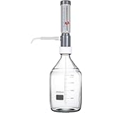 ERICAT 0-25ml Bottle Top Dispenser, Sleeve Type Bottle Top Dispenser with Capacity Scale & 2000ml Reagent Bottle, Safe Smooth Pipetting, Dispense & Accurate No Dripping, for Scientific Research