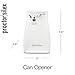 Proctor Silex Power Electric Automatic Can Opener for Kitchen with Knife Sharpener, Twist-off Easy-Clean Lever, Cord Storage, White (75224PS)
