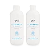 EOS NATURA Biodermico Detergente Confezione Doppia (2 x 500 ml) Idratante, Protettivo Natu...
