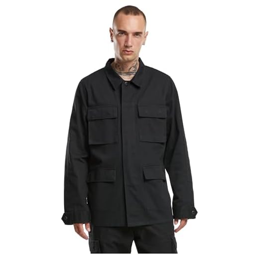 Brandit Veste Militaire Homme Veste mi-saison noir M 100% Coton