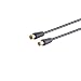 Produktbild Antennenkabel, vergoldet, 90 dB, schwarz, 5m