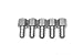 LTWFITTING Bar Production Stainless Steel 316 Barb Fitting Coupler 3/8" Hose ID x 1/4" Female NPT Air Fuel Water (Pack of 5)