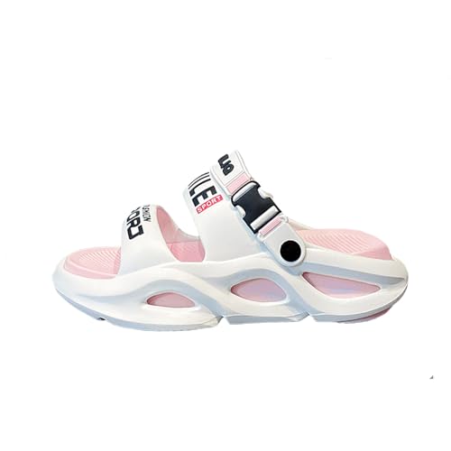 Stylish Summer Slide Sandals for Men and Women Chunky Casual Slippers for Outdoor Beach Shoes Colour Block Non Slip Slippers