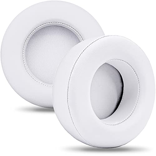 Almohadillas compatibles para auriculares Virtuoso RGB Wireless SE - Espuma viscoelástica - Almohadillas de cuero PU (Blanco) miniatura 1