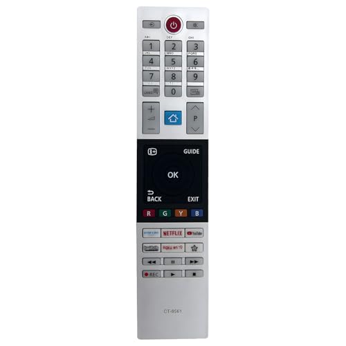 CT-8561 Ersatz Fernbedienung für Toshiba TV 49U7863DG 49V5863DA 43UK3163DG 50UK3163DG 55UK3163DG 65UK3163DG 24L2863DG 24W2863DG 24W3863DA 24W3863DA 24 WK3C6 3DA 28W2863DG 32L2863DG 32L2963DGL