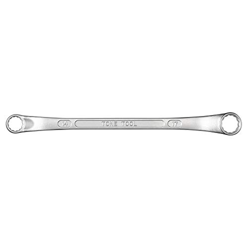トネ(TONE) ロングメカニックめがねレンチ(45°×10°) M44-1417 二面幅14×17mm 3枚目