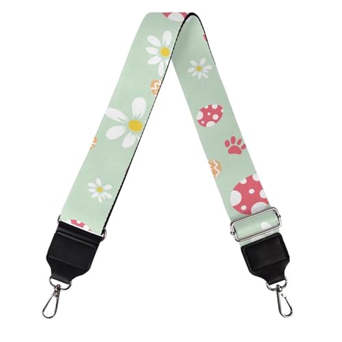 Image of GLENLCWE Mushroom Daisy Purse Straps Replacement Crossbody Bag Strap for Purses Adjustable Wide Shoulder Straps for Women Handbags