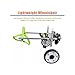 Dog Wheelchair Small Mobility Aids for Walking, Pet Wheelchair Assisted Training, Portable Wheelchair Trolley for Rears, 3.3-24lbs Dogs Walk Car(Large)