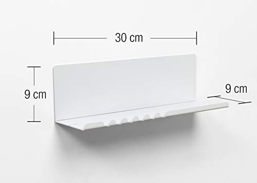 Byde Helke - Mensola da Parete, 30 x 9 x 9 cm, 5