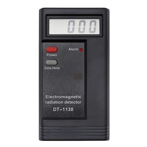 DT-1130 ハンドヘルドデジタル電磁放射線検出器 EMF メーターテスターゴーストハンティング機器 速い正確(Without Battery-01)