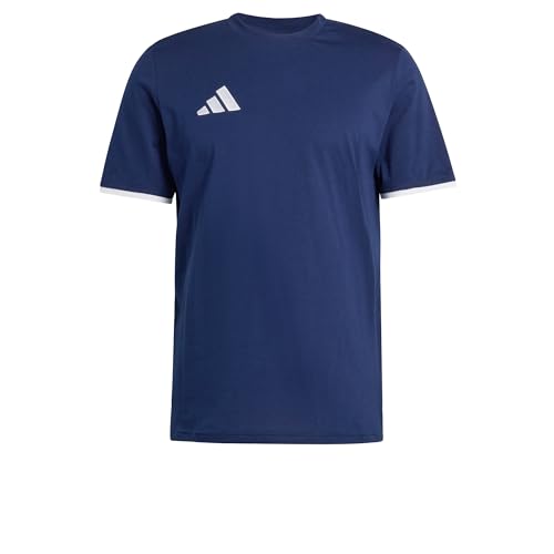 adidas Uomo Entrada26 tee, Team Navy Blue 2/White, L