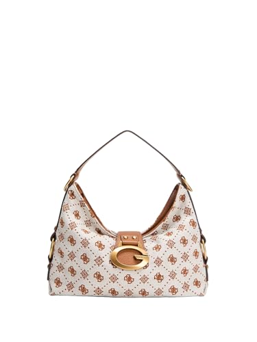 Sac à épaule GUESS Camden brun pour sublimer vos tenues de bureau et sorties