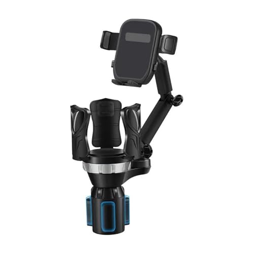 Extensor para portavasos de carro con soporte para celular 2 en 1 miniatura 1