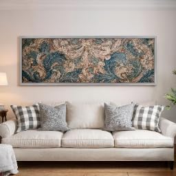 Impression d'art longue et étroite grand format tableau vintage - 2