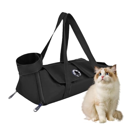 Borsa Trasportino per Gatti | Borsa Grande per Trasporto Gatti - Anti-Graffi Spaziosa per Passeggiate Visite Veterinarie Viaggi Trasporto Toelettatura Esterni