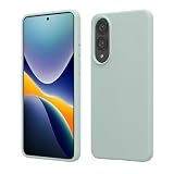 kwmobile Cover per Samsung Galaxy S25 Edge Custodia - Back Case per Smartphone in Silicone TPU - Protezione Gommata - menta freddo
