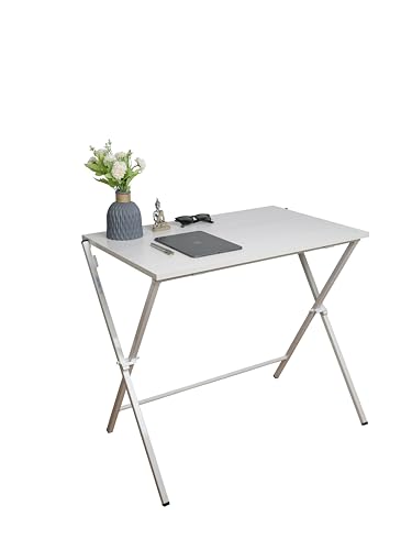 Image of BLUMUNO Study Desk /Multipurpose Table /Computer Desk /Desk Table /Work Desk /Foldable Table /wfh Essential (White Oak Finish)