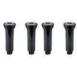 ZMYDZ Ser of 3 Up Sprinkler Sprühbewässerung Sprinkler Wasser Sprinkleranlage Garten Sprinkleranlage Garten Sprinkler Rasen (Color : Blackx2pcs, Size : 14X5.5CMx2pcs)