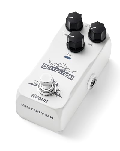 RVONE High Gain Distortion Pedal for Electric Guitar