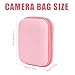 Goktvai Digital Camera Case for Kodak Pixpro FZ45/FZ55, Waterproof Pouch Cover Compatible with Nikon S6900 Canon IXUS 285 HS ELPH 360HS/180 CAMKORY DC403 Small Camera Bag for Travel Accessories (Pink)