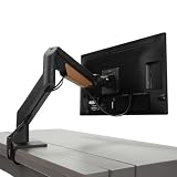 【2026年最新】モニターアーム 指先ひとつで自由自在 WALL 『モニターアーム MA1』 17~38インチ対応 サテンブラック クランプ 回転 高さ調整 角度調整 アーム おしゃれ コード収納 モニタースタンド ディスプレイアーム ガススプリング 液晶モニター ゲーミング VESA