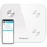 Digital Scales for Body Weight, Bluetooth Bathroom Scale for Smart Body Composition Analyzer BMI Scales Body Fat Monitor with Smartphone APP, 400lb, Support 10 Users, Fitness Health Scale