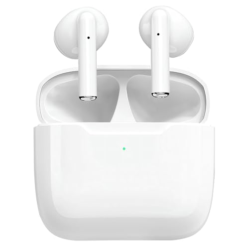 Wireless Earbuds, New Bluetooth 5.4 Headphones In Ear with Noise Cancelling Mic, 3D HiFi Stereo Headphones, 48H Playtime, IP8 Waterproof Wireless Earphones for iphone/Android/IOS, Bluetooth Earbuds
