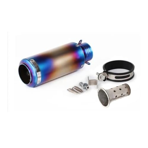 Silencieux d'échappement carbone 60mm, finition projet GP premium