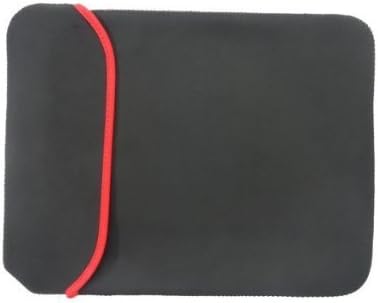 Technotech 12 Inch Laptop Sleeve Bag Cover Case Guard Reversible - Black & Red