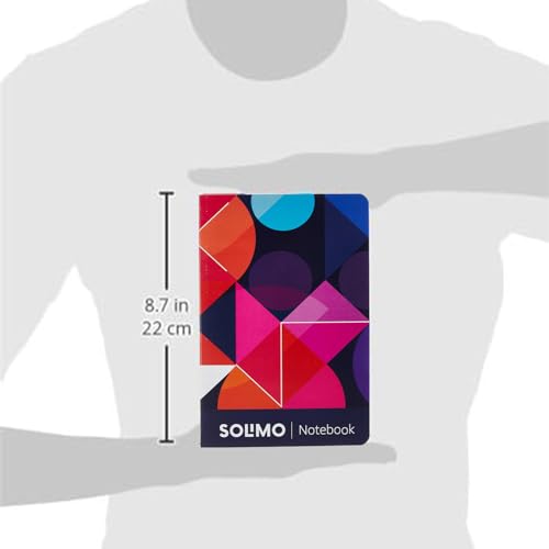 Image of Amazon Brand - Solimo A5 Ruled Notebook | 90 GSM | Flat Lay Binding | Rounded Corners | Flexible Soft Cover | Suitable for Sketching or Doodling, To-do lists & more (160 Pages)