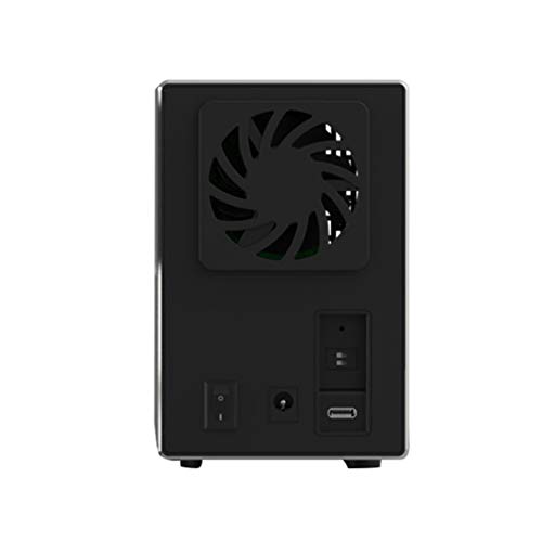 Kongqiabona-UK Scatola di Dischi rigidi per dispositivi mobili LAN Shuo Scatola da 2,5 Pollici per Array di Dischi rigidi da 2,5 Pollici Scatola per Disco Rigido Multifunzionale in Metallo USB 3.0