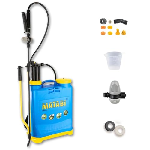 Matabi Super Green - Pulverizador, Presión Retenida, Talla 12, Color Azul